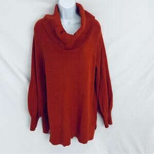 Anthropologie Oversized Cowl Neck Sweater Size Large